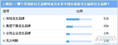 调查：新进者搅局 预言中国本土自主品牌竞争格局