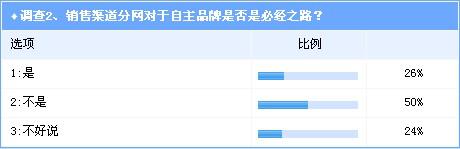 调查：自主品牌分网战略过于冒进