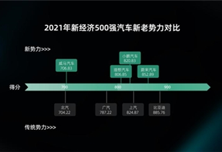 新势力造车,中国,2021中国新经济企业500强,造车新势力，传统车企