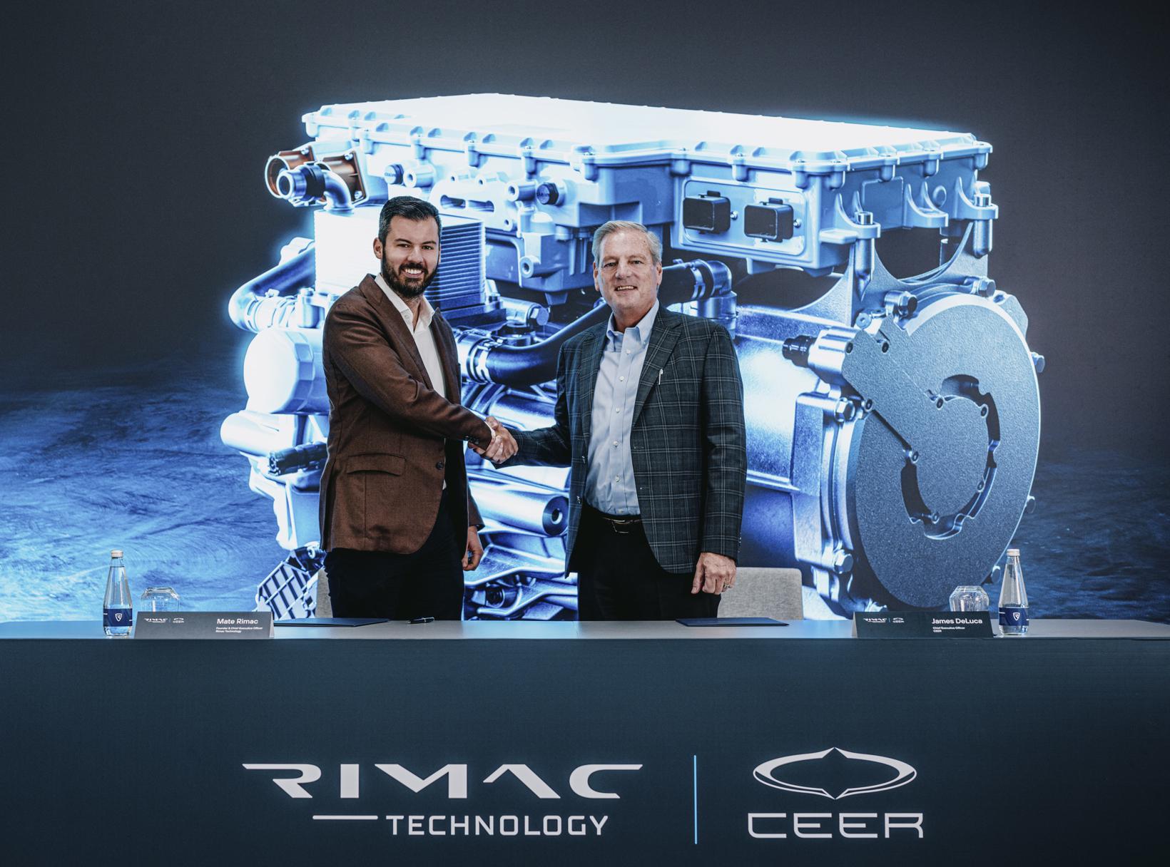 Rimac与Ceer合作 将为其电动汽车供应全集成式电驱动系统