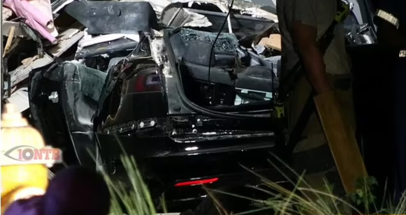一辆特斯拉Model S Plaid超速失控撞进美国民宅，未启动Autopilot