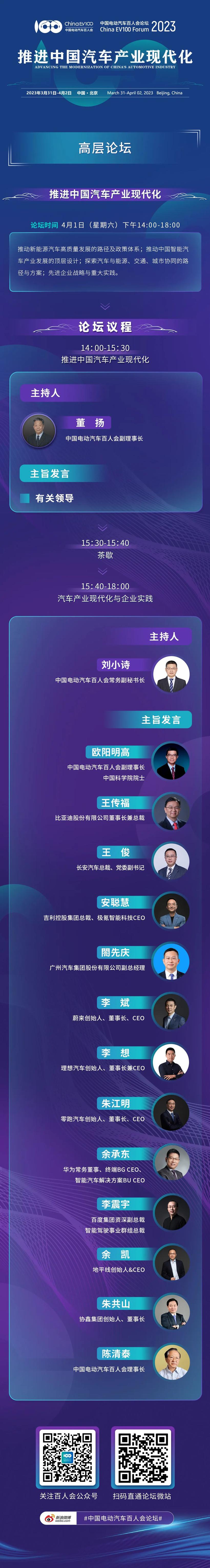 百人会论坛2023全议程重磅首发