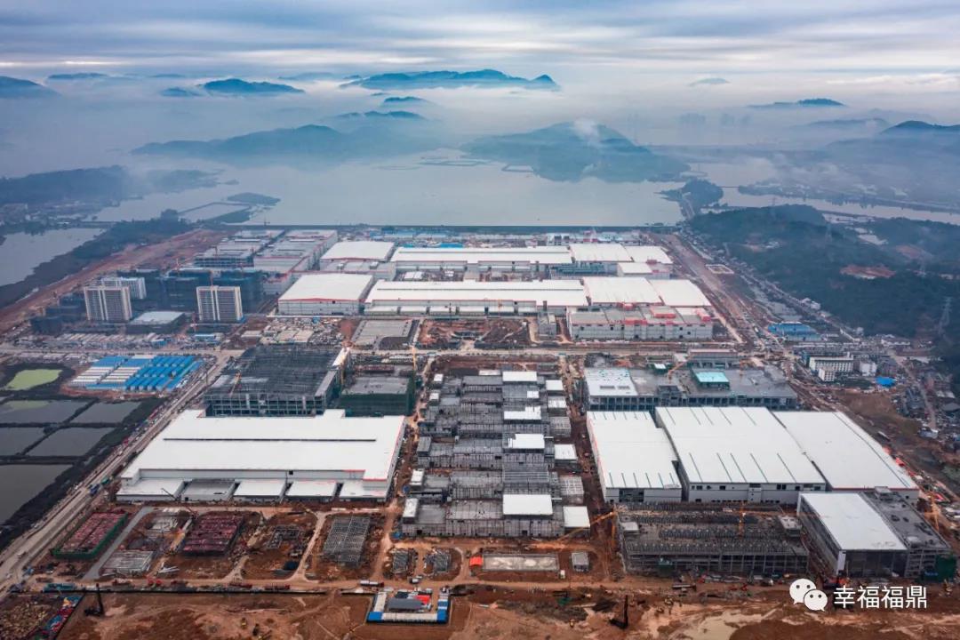 宁德时代全球最大单体项目在福鼎投产，一期锂电池产能60GWh