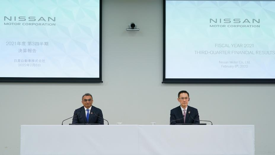 日产汽车第三财季扭亏为盈，上调2021财年利润预期