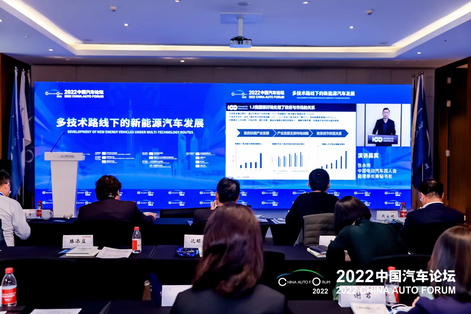 2022汽车论坛 | 中国电动汽车百人会张永伟：新能源汽车多元技术路线发展新趋势