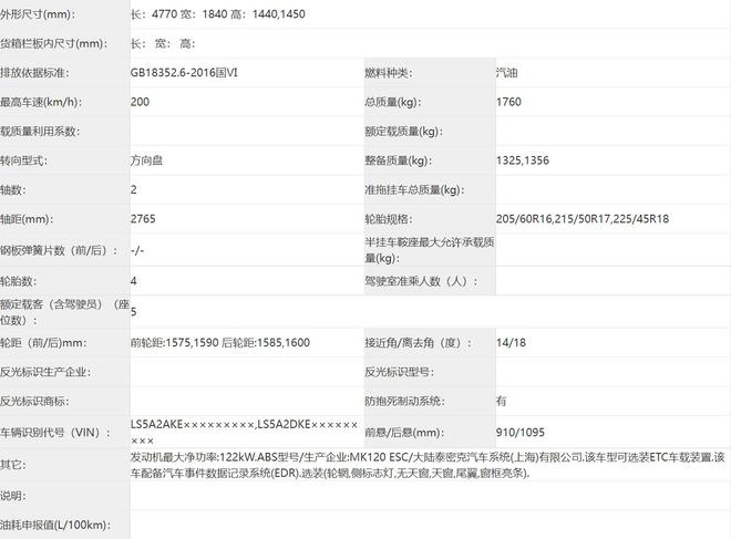 继承UNI-V外观/配蓝鲸1.5T 长安Lamore实车曝光