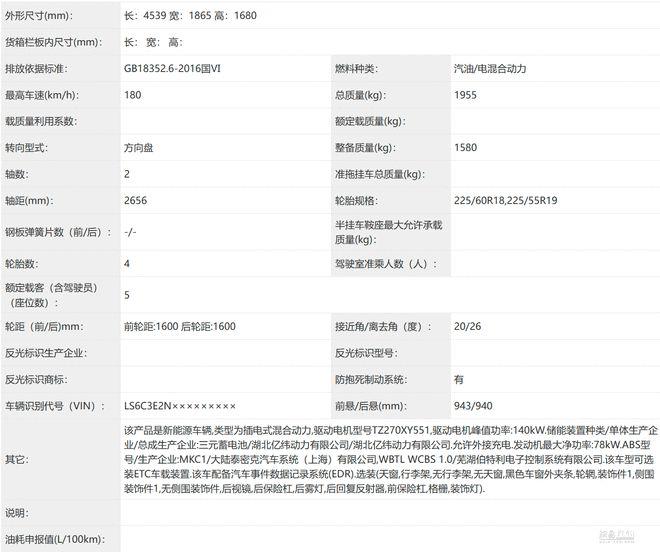 年内上市/最高续航里程1215km 启源Q05官图曝光