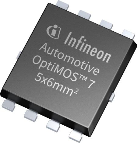 英飞凌为汽车应用推出业内导通电阻最低的80 V MOSFET OptiMOS™ 7