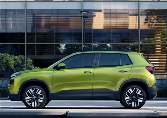 定位小型SUV 斯柯达Kylaq官图正式发布