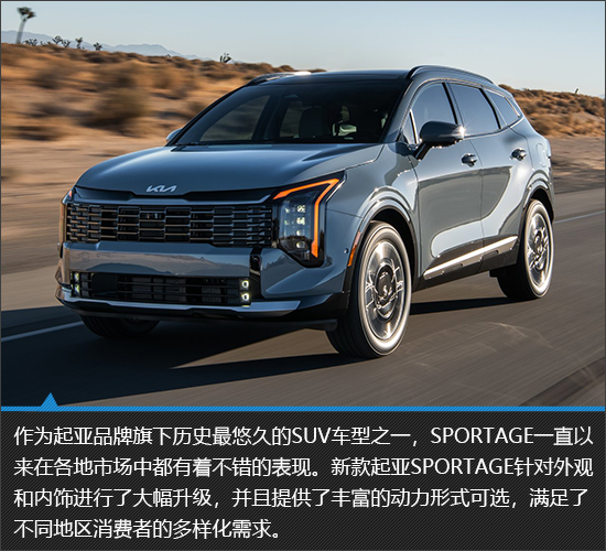 设计动力再升级 新款起亚Sportage新车图解