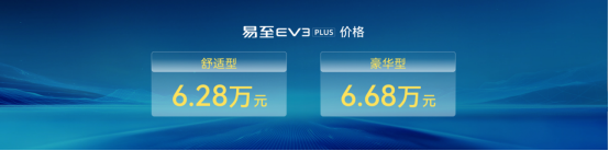 6.28万元 江铃新款羿驰05和易至EV3 PLUS上市