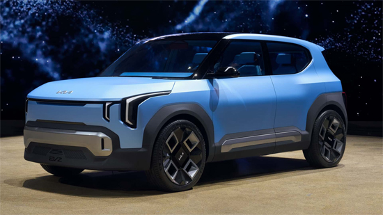 定位纯电小型SUV 起亚EV2概念车发布