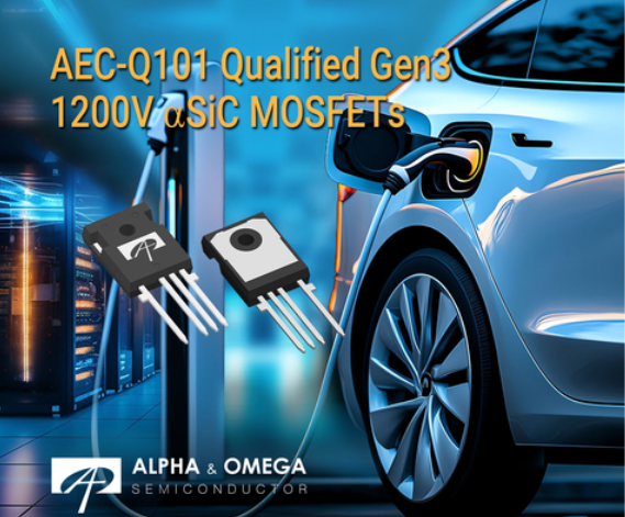 AOS推出Gen3 1200V αSiC MOSFET 旨在最大限度提高高功率应用的效率